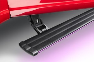 Ford F-250 Running Boards - AMP Research - PowerStep Plug-N-Play System - Black - `22-`26